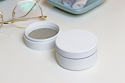 Soft Matte White 2.5 inch Grinder | Smooth Grind and Feel | Magnetic Lid