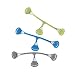 [Boy 3 pack] Snappi Cloth Diaper Fasteners - Replaces Diaper Pins - Use with Cloth Prefolds and Cloth Flats primary