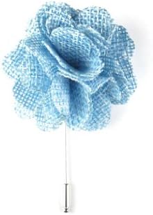 Suited Man Men's Burlap Pin Lapel Flower Sky
