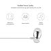 Bambud in-Ear Earbuds Headphones, Bambud Magnetic Wired Earphones Stereo Noise Cancelling Earphones with Mic and Volume (Silver)thumb 4