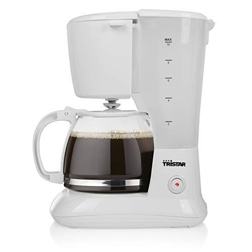 Tristar Kaffeemaschine mit 1,25L Fassungsvermögen – für 10-12 Tassen, auch für Camping, Weiß, CM-1252 – Bild 3