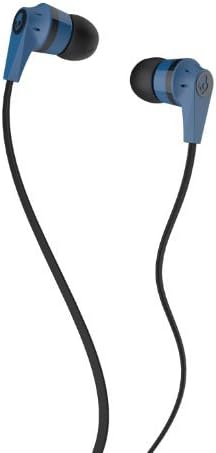 Skullcandy Supreme Sound Earphones Ink'd 2.0 (Flat Cord) Earbud Headphones w/ Mic - Hassle free Packaging (Blue) Color: Inkd 2.0 Blue Model: S2IKDZ101 (Electronics Consumer Store)
