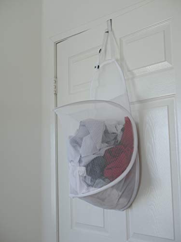 Topline Over-The-Door Mesh Hamper - White - //medicalbooks.filipinodoctors.org