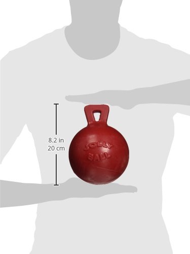 Jolly Pets 6-Inch Tug-n-Toss, Red