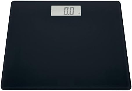 Precision Digital Bath Scale (400 Lbs Edition), In Tempered Glass With Step-on Activation