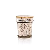 Capri Blue Mercury Found Glass with Wood Lid - Aloha Orchid, 10 Oz (1)