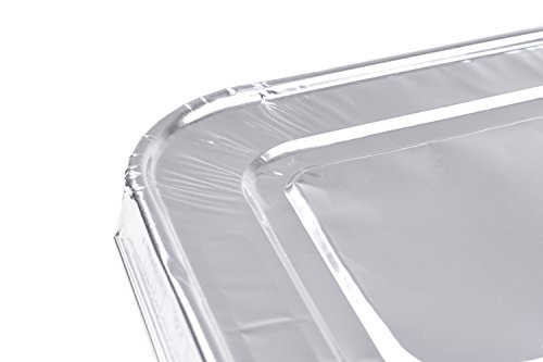 A World of Deals 9 X 13 Half Size Deep Foil Steam Pans with Lids, 30 Pack