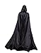 Fakeface Adults Halloween Costume Cloak With Hood Vampire Witch Cape Wizard Robes Long Satin Christmas Party Cosplay Costume Dress Up Props