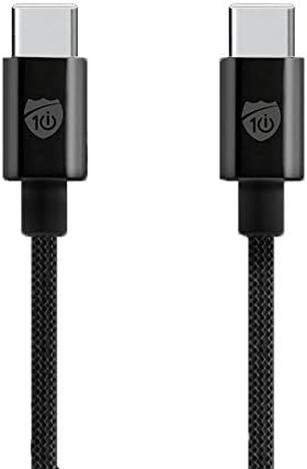 i10 Power Series 6 ft Nylon Braided USB-C Cable - Apple MFI Certified for Macbook, Android Phones, Tablets, Laptops