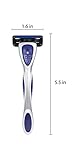 Solimo 5-Blade Razor for Men with Precision Beard Trimmer, Handle & 2 Refills (Refills fit Solimo Razor Handles only)
