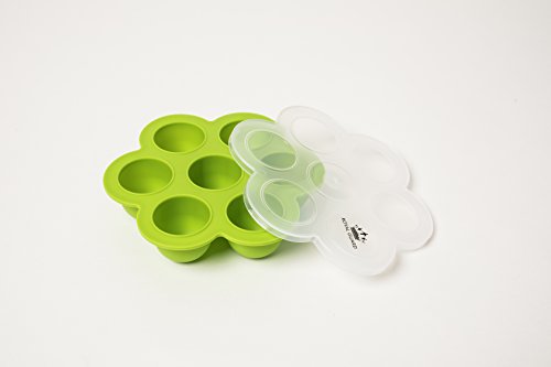 ROYAL GUARD Super Quality Silicone Egg Bites Mold with Non-Stick Cheesecake Pan Accessory W/Lid (Green) - Thumbnail 4