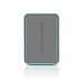 BRAVEN 805 Portable Wireless Bluetooth Speaker [18 Hour Playtime] Built-in 4400 mAh Power Bank Charger - Teal/Gray