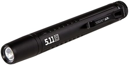 5.11 TMT PLx Flashlight LED with 2 AAA Batteries Aluminum Black