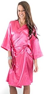 Fuchsia Pink Kimono Robe
