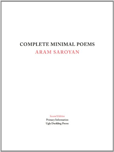 Complete Minimal Poems, 2nd Edition