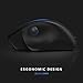 Wireless Mouse, Jelly Comb 2.4GHz Ergonomic Wireless Mouse, Optical Computer Mouse for Laptop Windows PC Desktop and More-MV021 (Black)