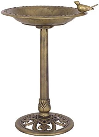 Amazon Com Onsetpro Freestanding Pedestal Bird Bath Feeder