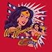 Pop Art - Wonder Woman - DC Comics Adult T-Shirt, Medium Red