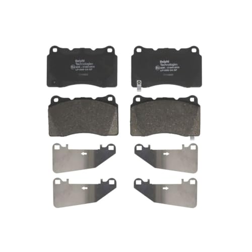 DELPHI Plaquettes de freins Avant avec indicateur d'usure avec accessoires LP1858