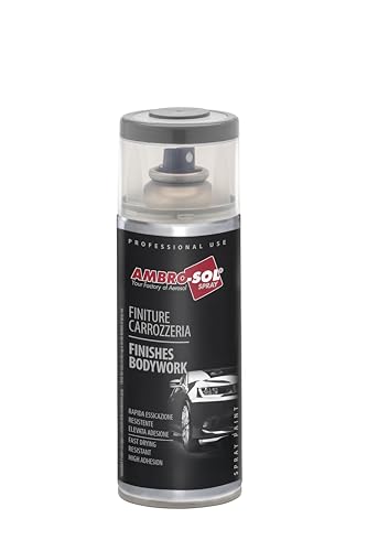 Ambro-Sol V400FAS2 Finishes Bodywork Enamel Spray Paint, Embossed Light Grey, 400 ml