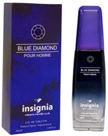 Insignia Blue Diamond Eau De Toilette EDT 30ml for Men Pack of 2