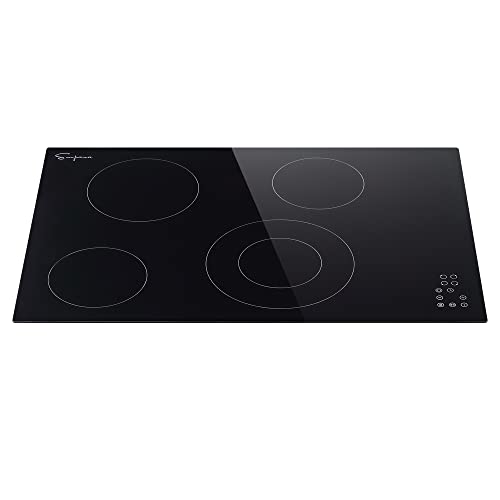 Empava 30Inch Electric Radiant Cooktop 4 Burners Stove Top 6700W with