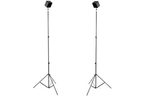 Skywin VR Tripod Stand, HTC Vive Base Station Compatible Sensor Stand and Base Station Mount for Vive Sensors or Oculus Rift Constellation (2 Stands)