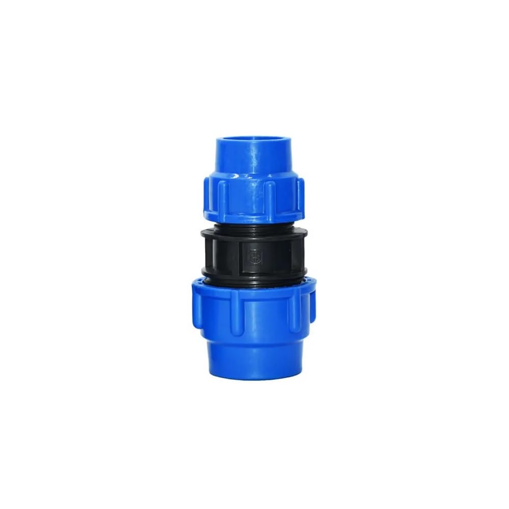 MiJunHD PE Pipe Reducing Straight Connector,40mm to 32mm Reducer Coupler Connection Plastic Quick Fittings for Garden & Agriculture Watering (1 Piece)