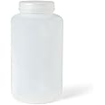 United Scientific® Unistore™ 33314 | Laboratory Grade Polypropylene 4L Wide Mouth Reagent Bottle | Designed for Laboratories, Classrooms, or Storage at Home | 4,000mL (128 oz) Capacity | 1 Each, Clear