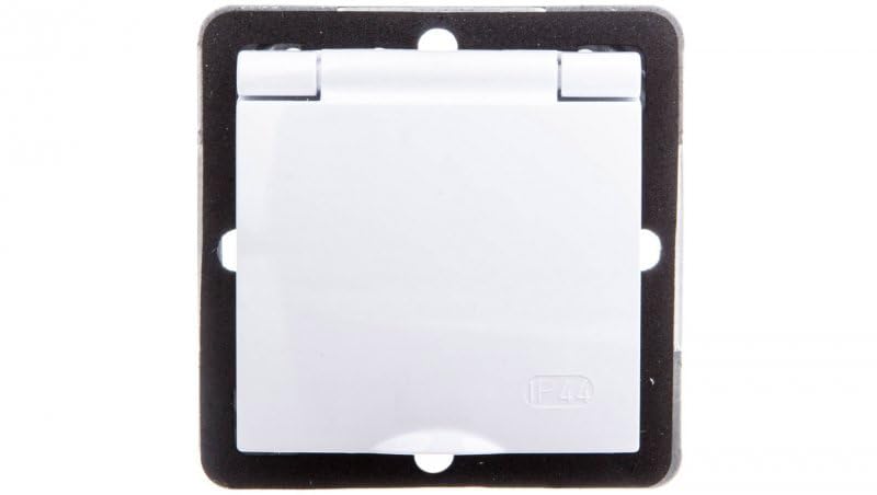 Ospel GPH-1YZP/m/00/w Socket White IP44 16 A 71 mm 44 mm 71 mm