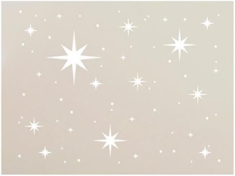 Twinkle Stars Stencil by StudioR12 | Fun Elegant | Reusable Mylar ...