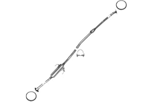 Northeastern Exhaust | Stainless Steel Exhaust Resonator Pipe Compatible for 2001-2003 Toyota Rav4 2.0L | Free Clamp and Gaskets Included | Automotive Replacement Part