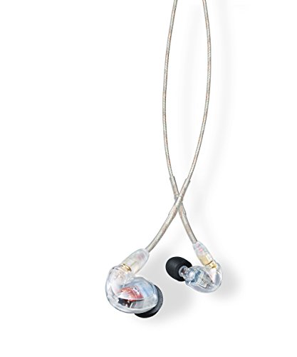 Shure SE425 PRO Wired Earbuds - Professional Sound Isolating Earphones with Detailed Sound, Dual-Driver Hybrid, Secure in-Ear Fit, Detachable Cable, Durable Quality, Clear
