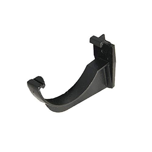 Pack of 3 x Floplast RK1B Black 114mm Half Round Fascia Brackets