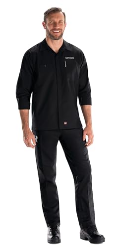 Red Kap Men's Lightweight Crew Pant, Black, 30W x 34L