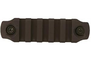 Bravo Company BCM-KMR-1913-N3-BLK Keymod Nylon Picatinny Rail Section, Black, 3"