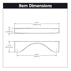 Belwith-Keeler B076149-MB Channel Pull 3-3/4 Inch