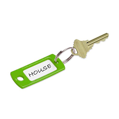 Lucky Line Flexible Colored Plastic Key Tag with 3/4