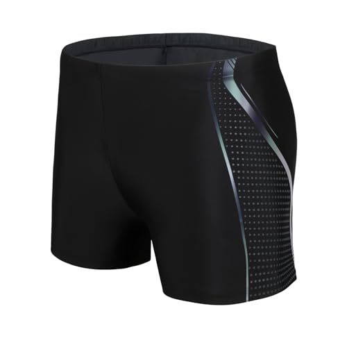WHCREAT Men's Swim Trunks Quick Dry Boxer Shorts with Drawstring