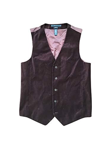 Perry Ellis mens Slim Fit Tall Size Velvet Suit Vest in Oman - Main Image