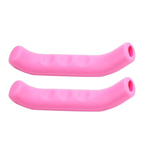 VGEBY1 Accessories, 1 Pair Brake Lever Covers, Silicone Non-Slip Bicycle Brakeheble Sheath Handlebar Sleeve Mountain Bike Brake Handle Cover(Dark Pink) Ride