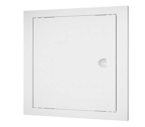 Inspection Flap with Handle, Inspection Door, Access Door (30 x 30 cm, White)