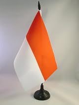 AZ FLAG Indonesia Table Flag 5x8 in Polyester with Pole & Base view 2