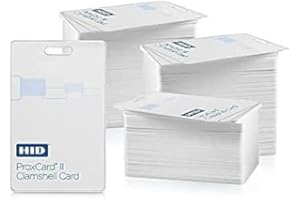 ALPHACARD Genuine HID ProxCard II 1326 LMSMV Clamshell Proximity Card for Access Control. Pre-Programmed Standard 26 bit H10301 Format. (100 Pack)