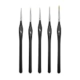 Micro Detail Paint Brush Set,5PCS Miniature Brushes