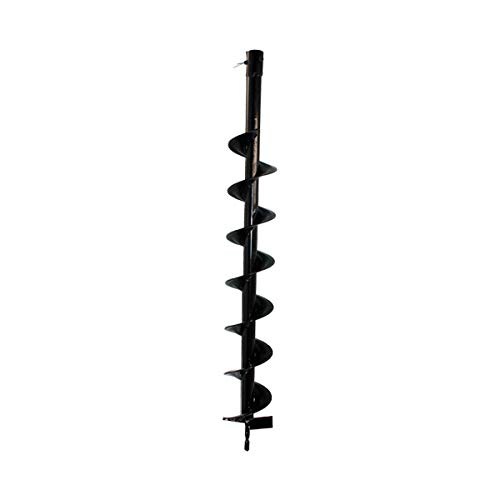 Bricoferr BFGB80 8 cm Drill Bit for Petrol Driller, Black