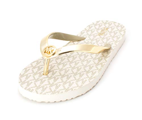 women's mk flip flops