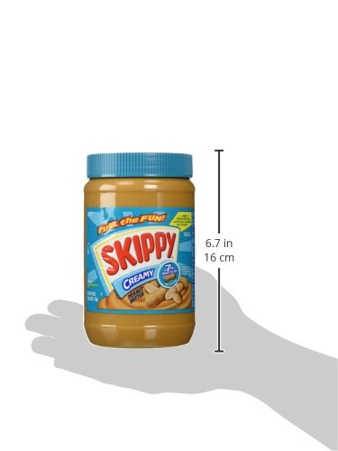 SKIPPY CREAMY PEANUT BUTTER, 40 OUNCE