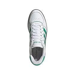 adidas Women's Breaknet Sleek Sneaker, White/Semi