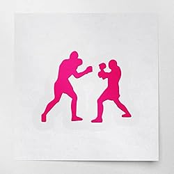 Transparent Decal Stickers of Boxers Boxing